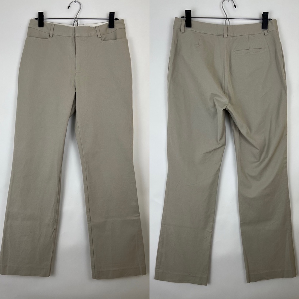 Target women’s khaki pants flat front size 8